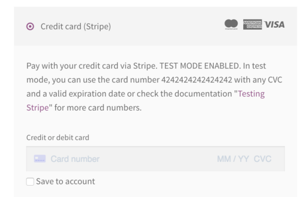 WooCommerce Stripe 4.0 checkout elements